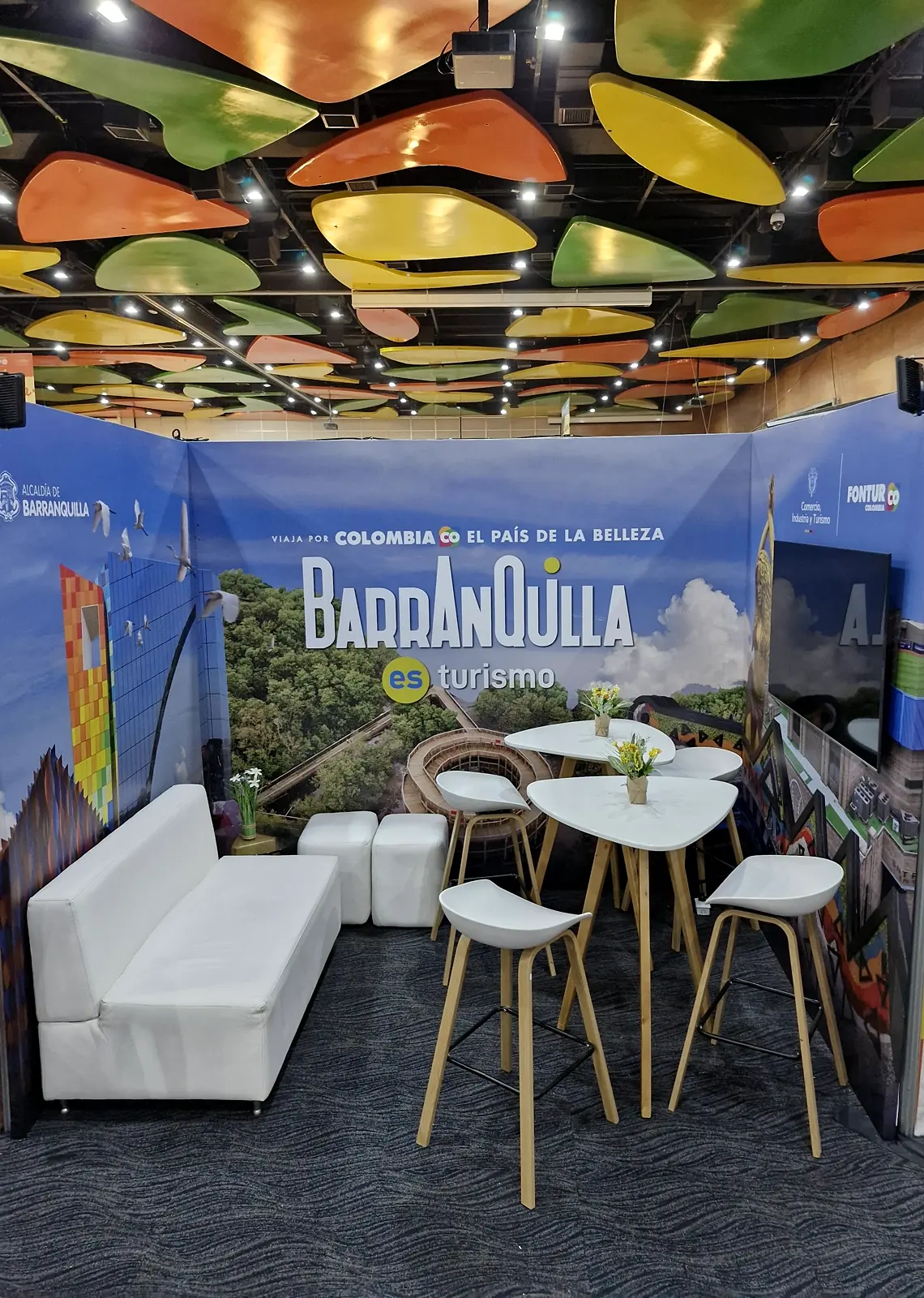 Stand de la Alcaldía de Barranquilla en Colombia Travel Expo 2024