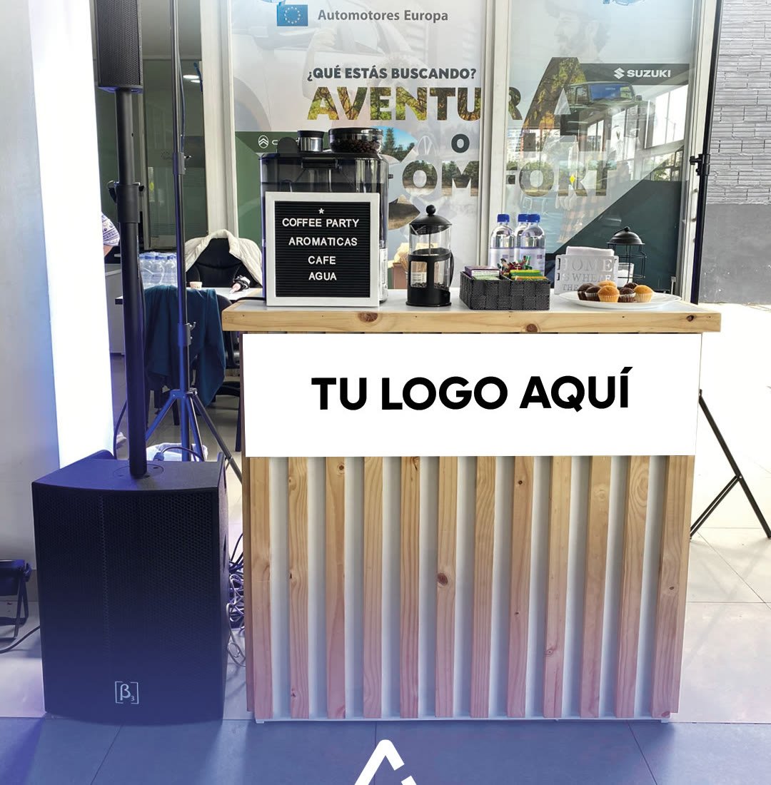 Estación de café para eventos