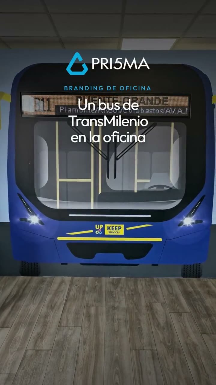 Video resumen del proyecto: montaje y resultado del bus en la oficina